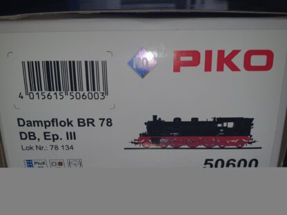 h0 Piko 50600 Dampflok BR 78, neu/ovp/DSS – Bild 2