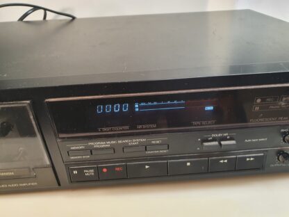 Cassettendeck Denon DR-M11 schwarz - läuft prima, deutliche Gebrauchsspuren
