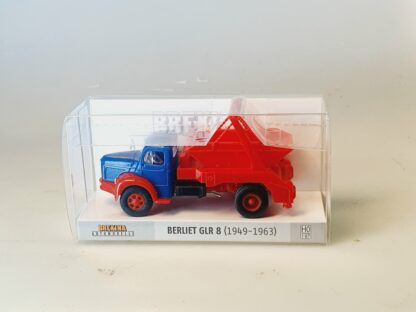 1:87 Brekina 85393 Berliet Absetzkipper rot/blau, neuw./ovp