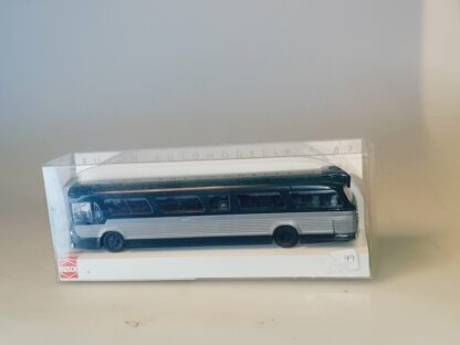 1:87 Busch 44500 US-BUS 'Fishbowl' silber/grün  - neu