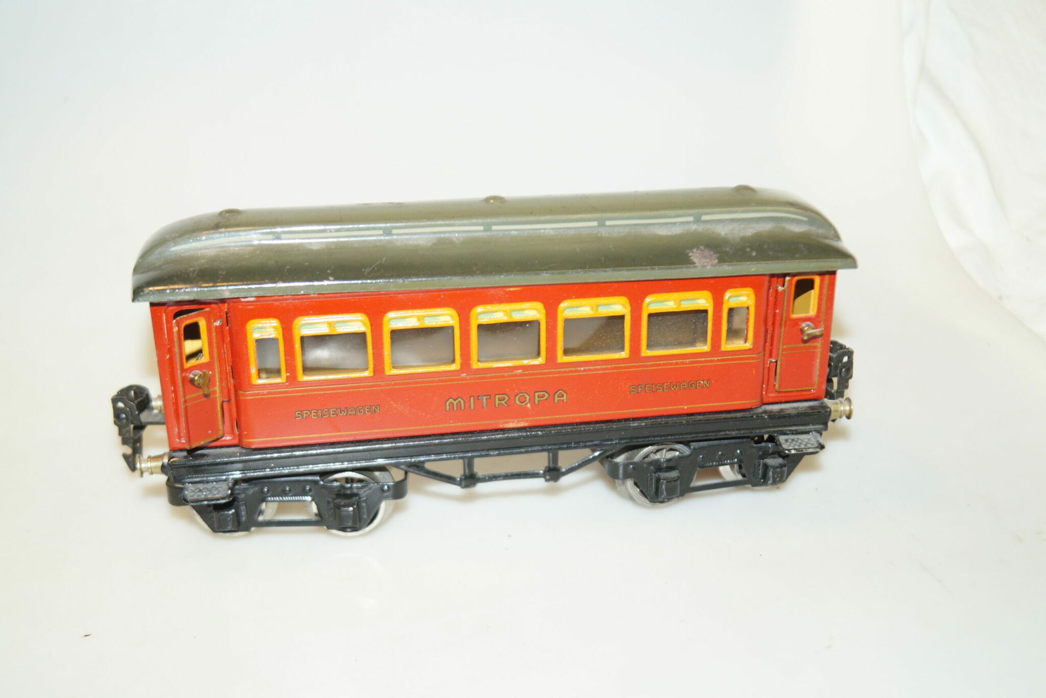 Wagon-Restaurant Märklin 1752/0 MITROPA – Rouge, Éclairé, Boîte D'origine (1934-39)