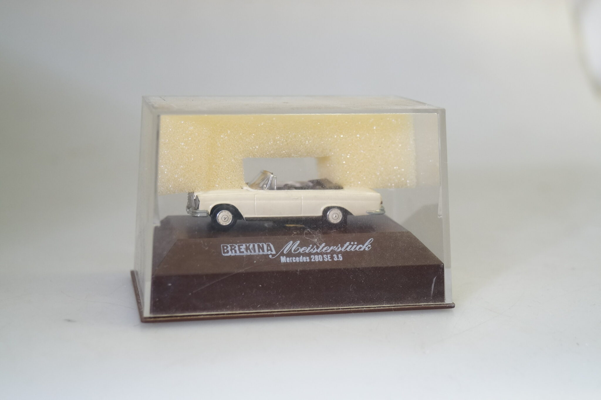 Brekina Meisterstück MB 280 SE 3.5 Cabrio weiss, top/ovp