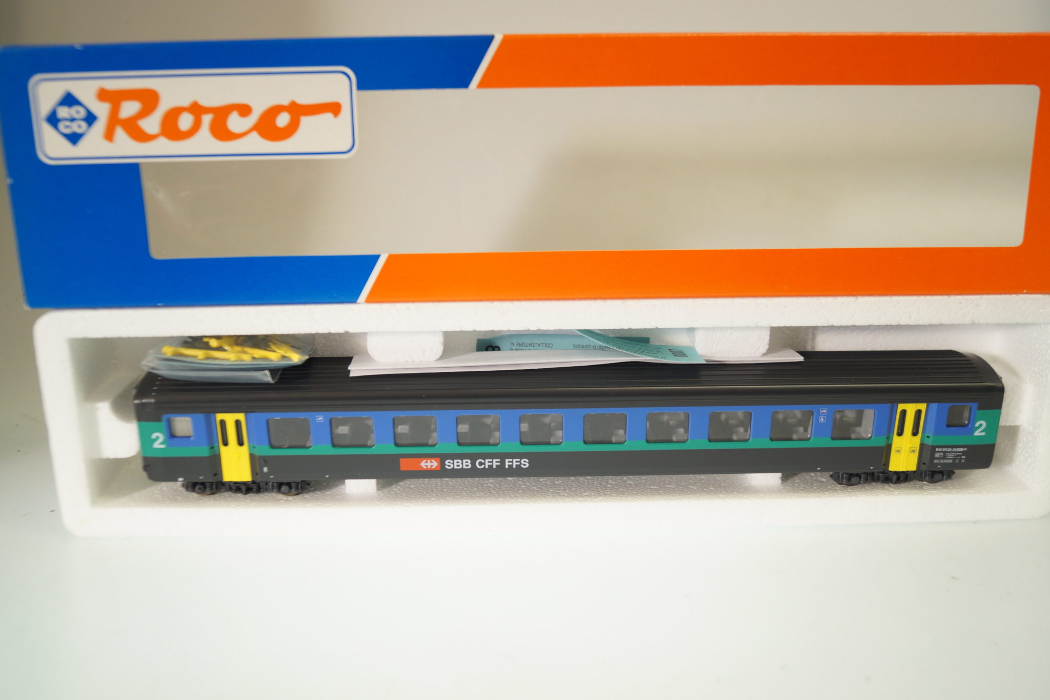 1:87 Roco 44496 Personenwagen SBB 2.Kl., neu