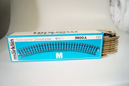 h0 Märklin 9x  3900 A 1/1 Gebogenes Gleisstück, neu