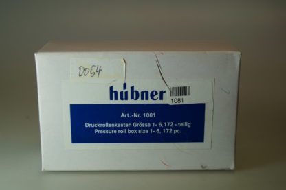 SPUR 1: Hübner 1081 Satz Druckrollenkasten – neu