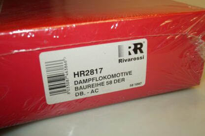 h0 AC! Rivarossi HR2817 Dampflok Br 58, neuw./ovp – Bild 3
