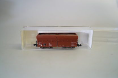 Spur N Minitrix 3286/13286 Selbstentladewagen 'Ladung: Kohle', top/ovp