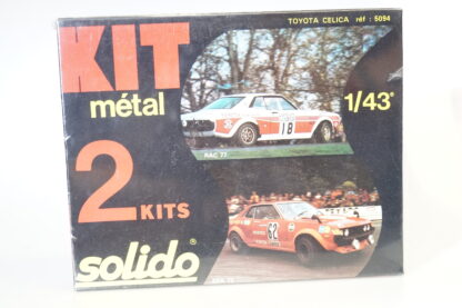 1:43 Solido 5094 2 Stück Metall-Bausatz Toyota Celica, neuw./ovp