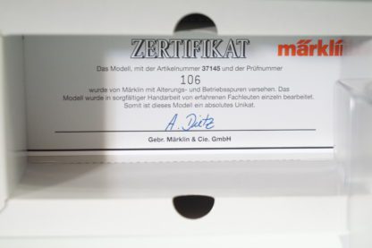 h0 Märklin 37145 Dampflok Br 89.70-75 ab Werk gealtert mfX,  top/ovp – Bild 4