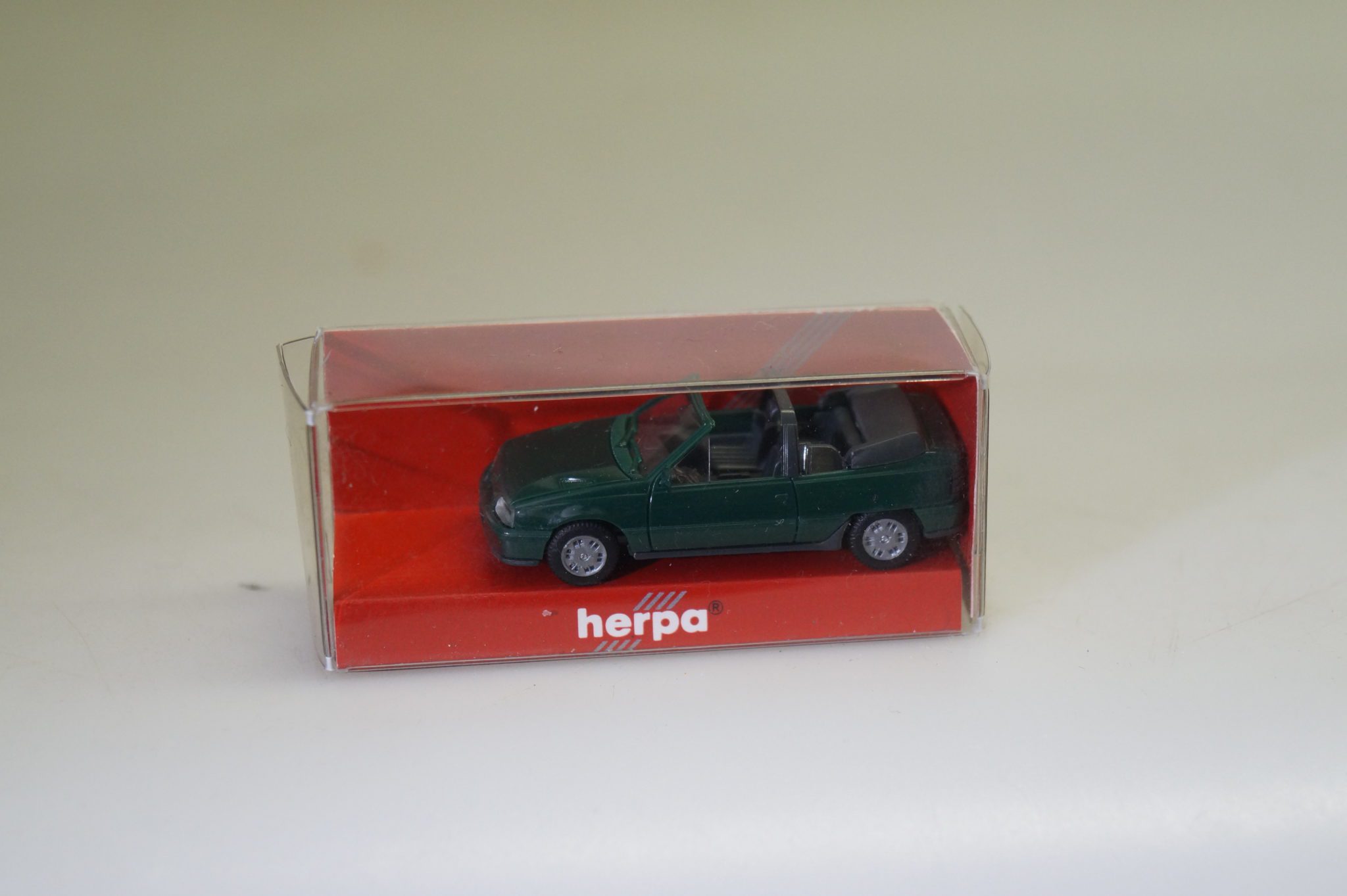 1:87 Herpa OPEL KADETT E NO.12:2058 GRÜN GSI CABRIO - NEU