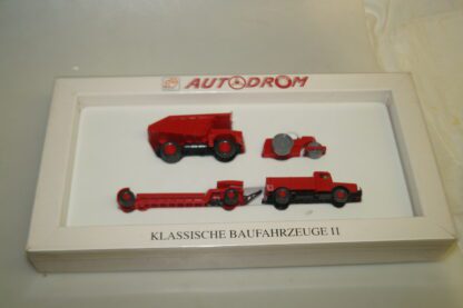 1:87 Wiking Autodrom Klassische Baufahrzeuge II, neu