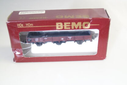 H0e Bemo 2001 816 Niederbordwagen DB, top/OVP