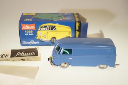 Schuco 1029 Micro-Racer VW Bulli blau, neu