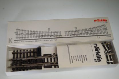 H0 Märklin K-GLEIS 2272: Weichen-Paar, handbedient, neu