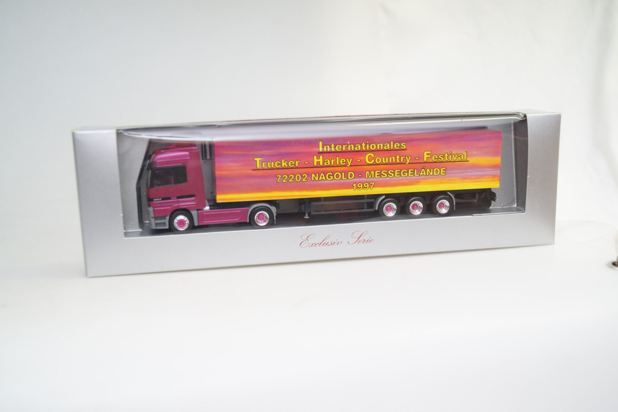 MODELLO PUBBLICITARIO HERPA 1:87: rimorchio MAN TGA Power Comfort