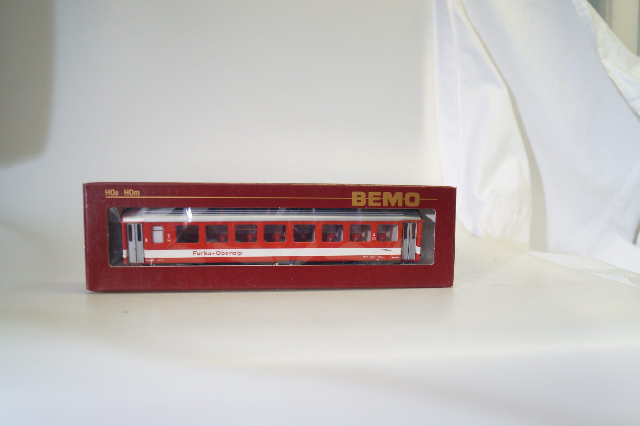 H0m Bemo 3266 223: Personenwagen Furka-Oberalp 2.Kl. 4263 – Neuw./OVP ...