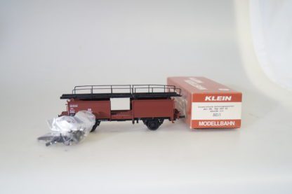 h0 Klein Modellbahn 3521/1 Autotransportwagen DB, neuw./ovp