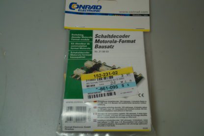 H0: Conrad Digitaler Schaltdecoder Motorola-Format Bausatz - neu