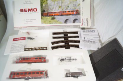 H0m: Bemo 7268 120 Start-Set Rhätische Bahn, neuw./OVP