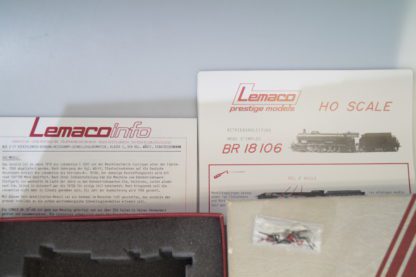 H0 Lemaco Prestige Models  HO-003 Dampflok Br 18 106 - neuw./ovp – Bild 2