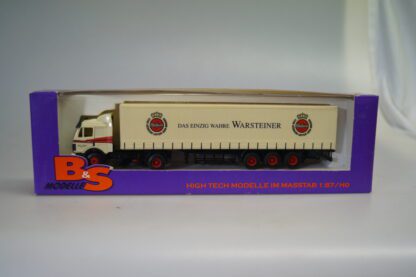 1:87 B&S Modelle MB SK Sz Sped.I.Fuchs / Warsteiner, neuw./ovp