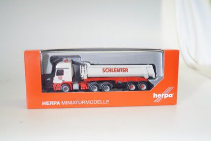 1:87 Herpa 305945 Actros Rundmulden Sz Schlenter, neuw./ovp