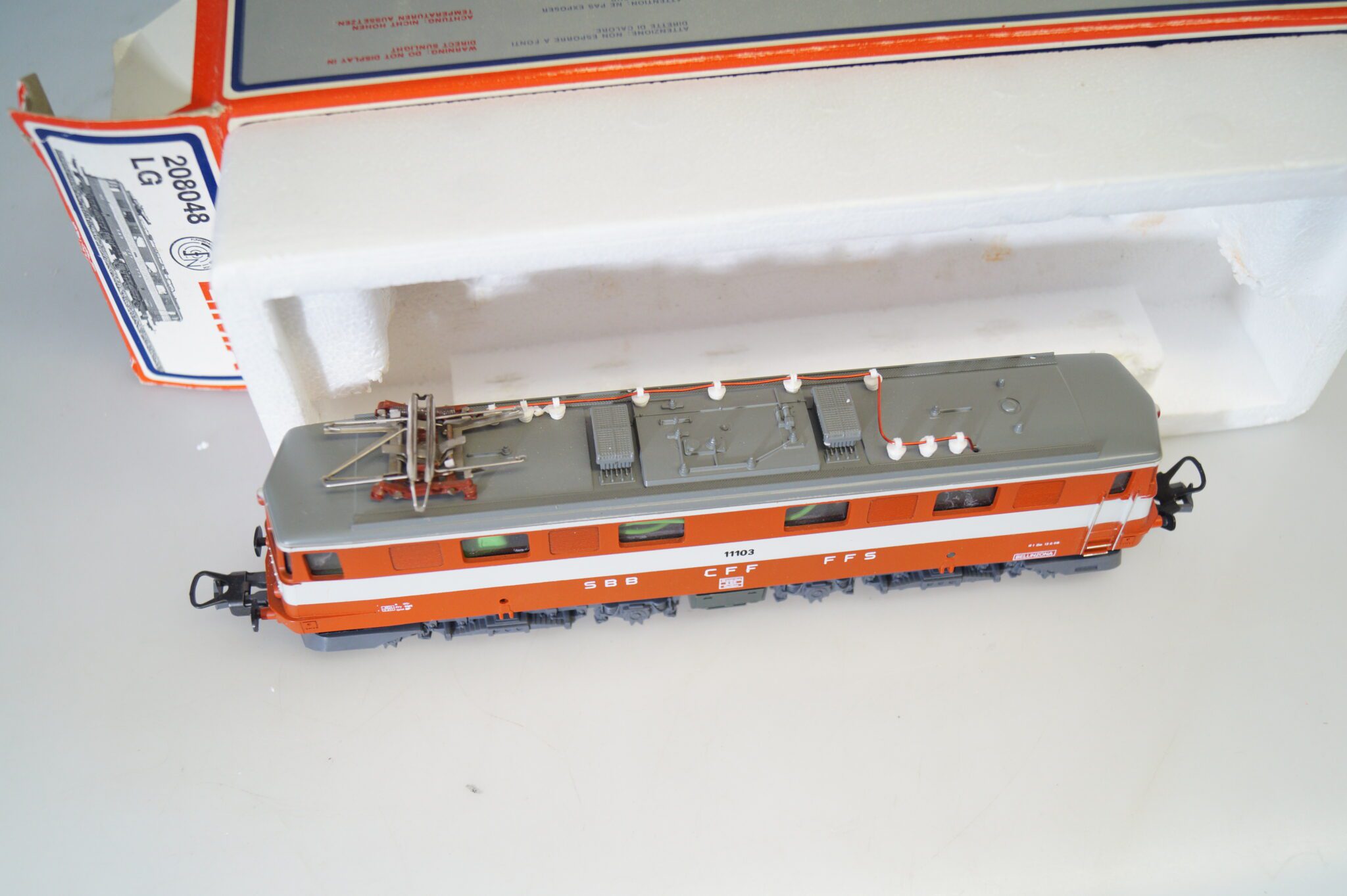 LIMA 208048 LG HO LOCOMOTIVE ELECTRIQUE SBB CFF FFS JAMAIS