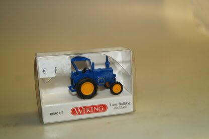 1:87 Wiking 0880 07 Lanz-Bulldog blau mit Dach, neuw./ovp