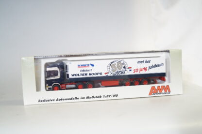 1:87 AMW/AWM 74866 Scania Kühl Sz Wolter Koops 50 Jahre, neu