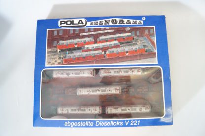 Spur N Pola 306 Diorama Abgestellte Dieselloks, gebraucht/ovp
