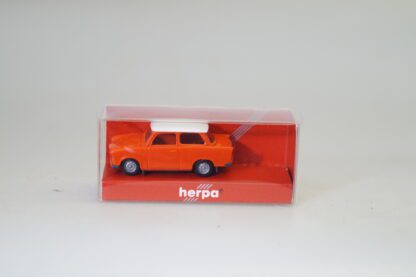 1:87 Herpa Trabant rot Dach weiss, neuw./ovp