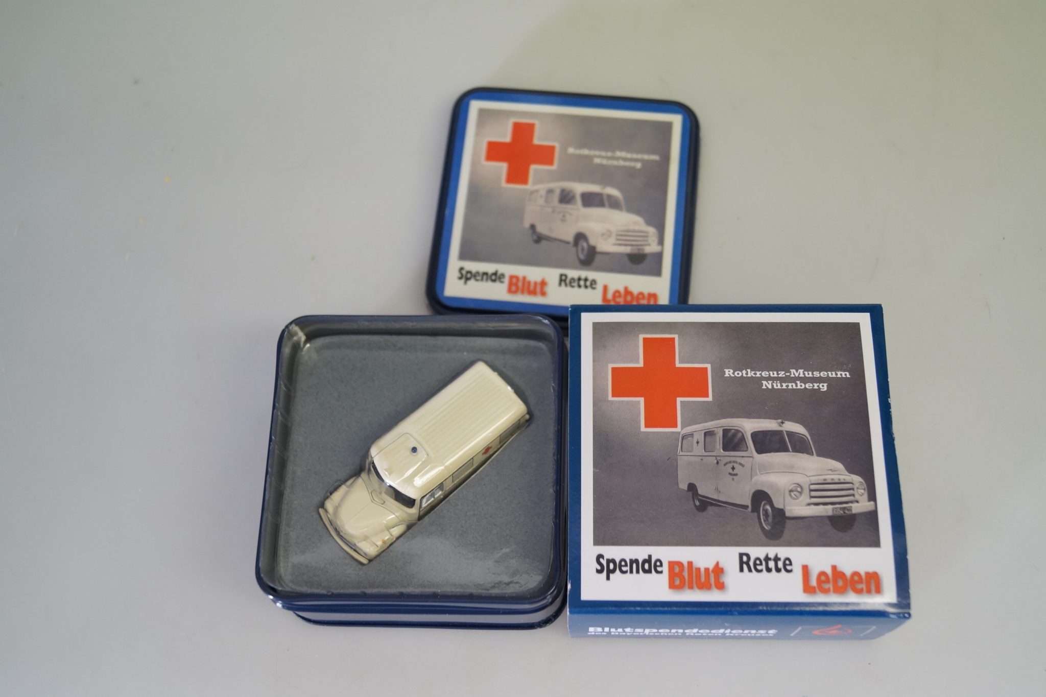 1:87 Bub Spende Blut Somo-Box Opel Blitz, Neuw./ovp - Gearontologist