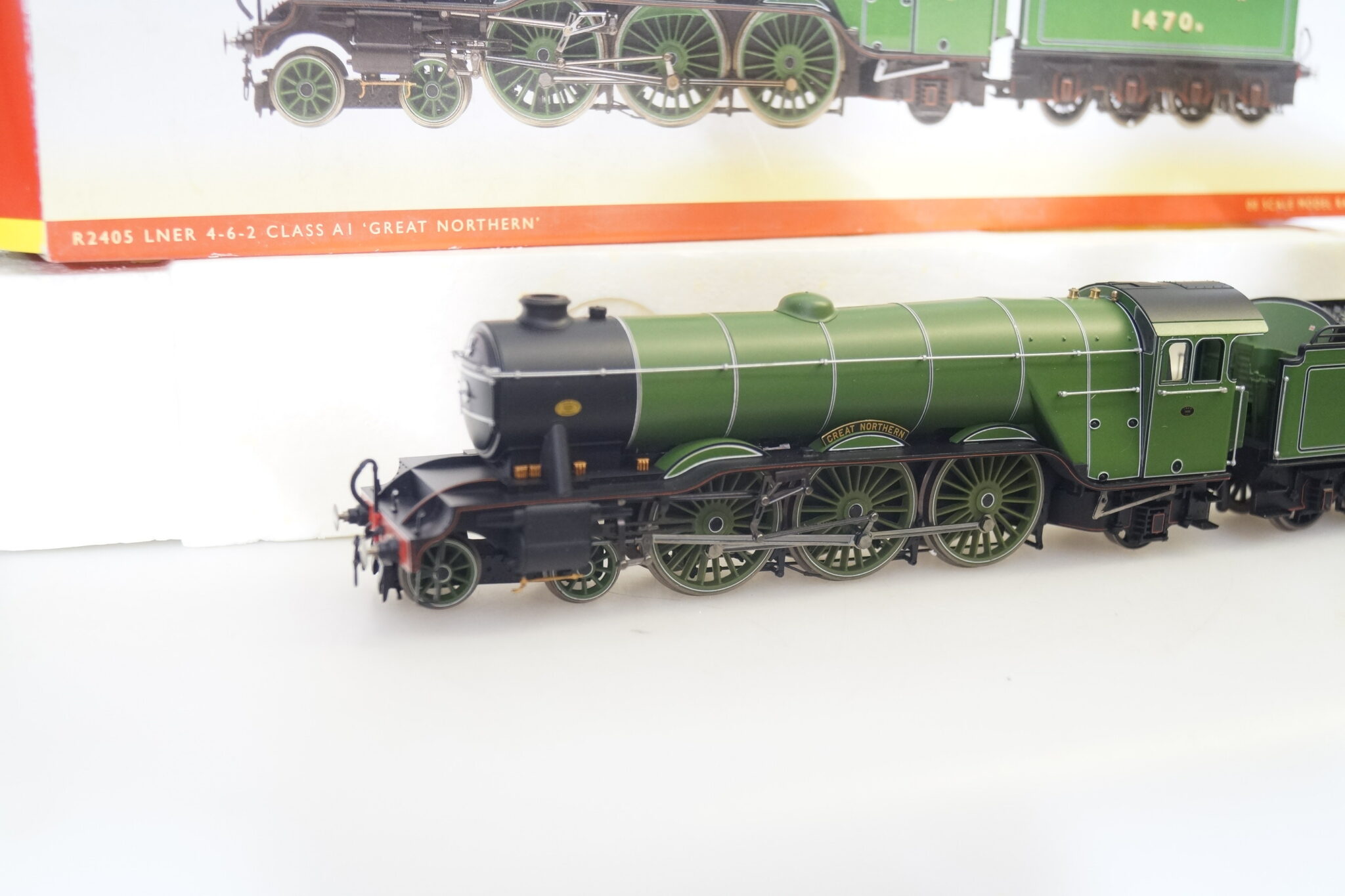 h0/Gauge 00 Hornby R.2405 Dampflok Great Northern LNER, top/ovp – Bild 2