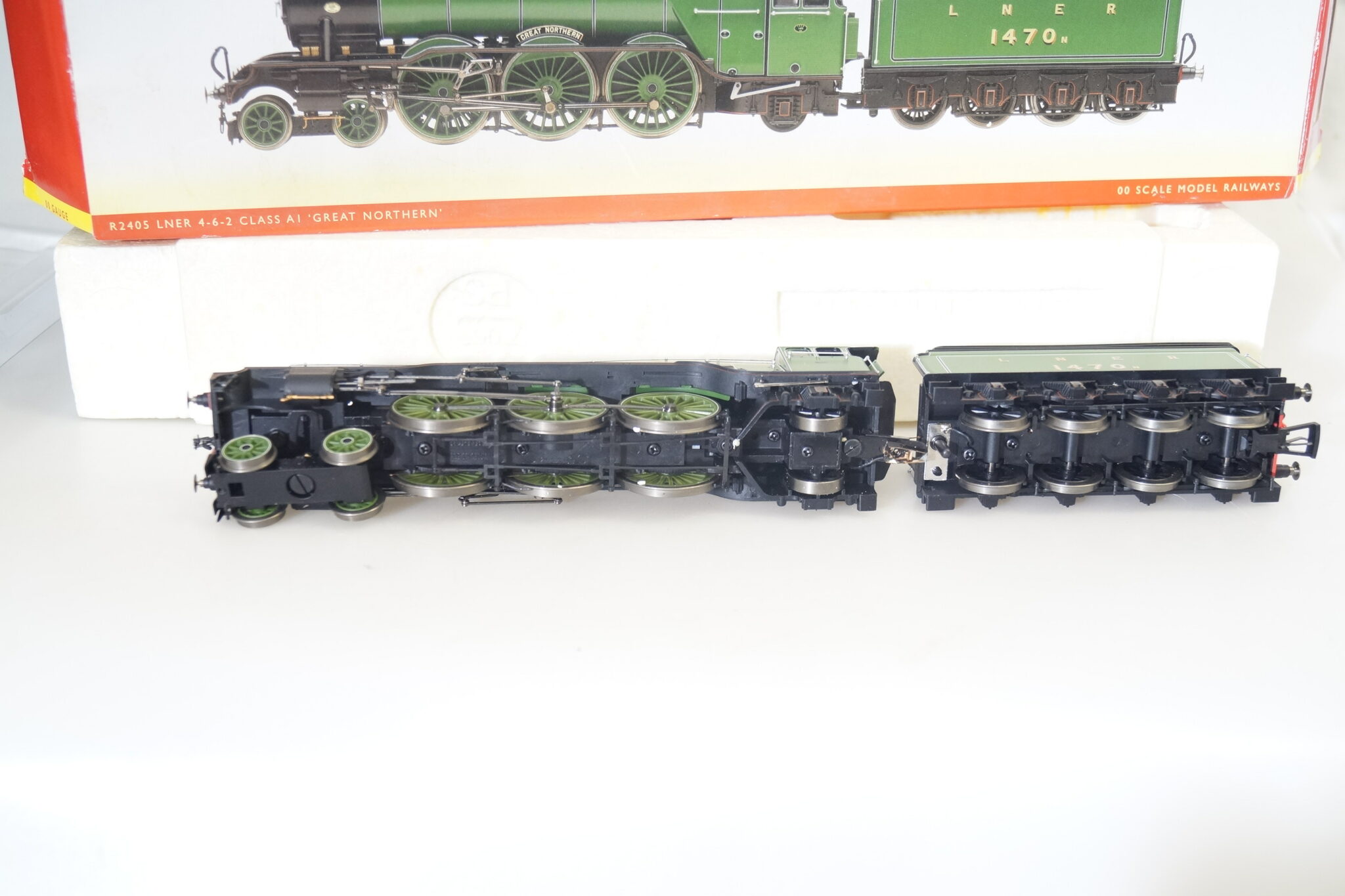 h0/Gauge 00 Hornby R.2405 Dampflok Great Northern LNER, top/ovp – Bild 3