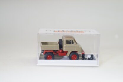 1:87 Brekina 39000 Unimog Pritsche ocker, neuw./ovp