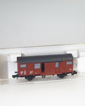 Spur N: Fleischmann 8330 Gedeckter Güterwagen Grs, top/ovp
