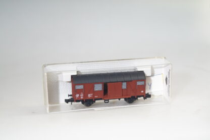 Spur N: Fleischmann 8330 Gedeckter Güterwagen Grs, top/ovp