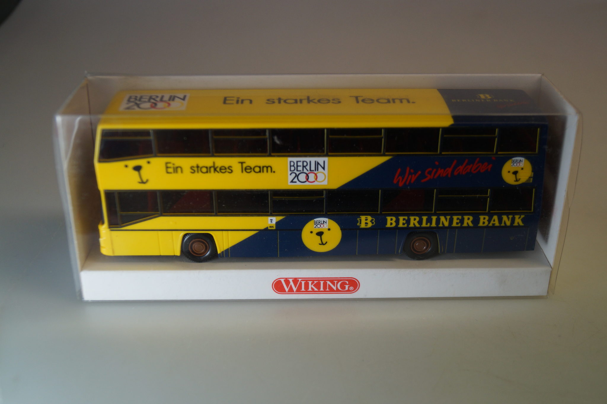 Wiking H0: 731 03 40 Stadtbus NO.7 MAN "Berlin Olympia 2000 NO.2", neu