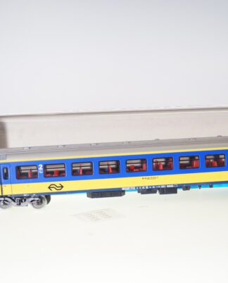 h0 Märklin 4165 4-achsiger Personenwagen 2. Klasse NS blau/gelb, top/ovp
