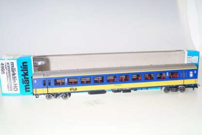 h0 Märklin 4165 4-achsiger Personenwagen 2. Klasse NS blau/gelb, top/ovp