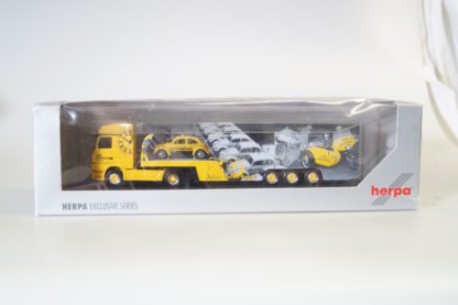 1:87  Herpa exclusive ADAC Autotransporter mit Ladung, neuw./ovp