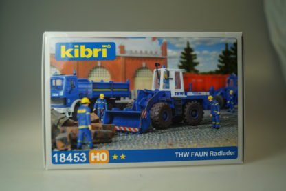 H0: Kibri 18453 THW Faun Radlader, neu