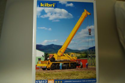 H0: Kibri 13012 Liebherr Teleskopkran, neu