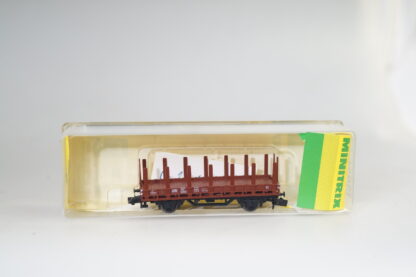 Spur N: Minitrix 13921 Rungenwagen Klm 441, top/ovp