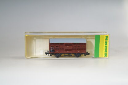 Spur N: Minitrix 13942 Verschlagwagen, top/ovp