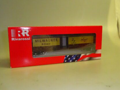 h0 Rivarossi HR6584A Box Car Milwaukee Road, neu/ovp
