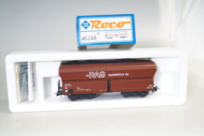 H0 Roco: 46244 Selbstentladewagen RAG, neuw./ovp/AC-Achsen