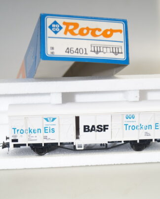 h0 Roco 46401 Güterwagen BASF Trockeneis, top/ovp