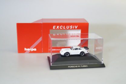 1:87  Herpa exclusiv Porsche 911 turbo weiss, neuw./ovp