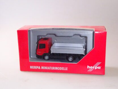 1:87 Herpa 150804 MB Atego Pritschenkipper rot, neuw./ovp